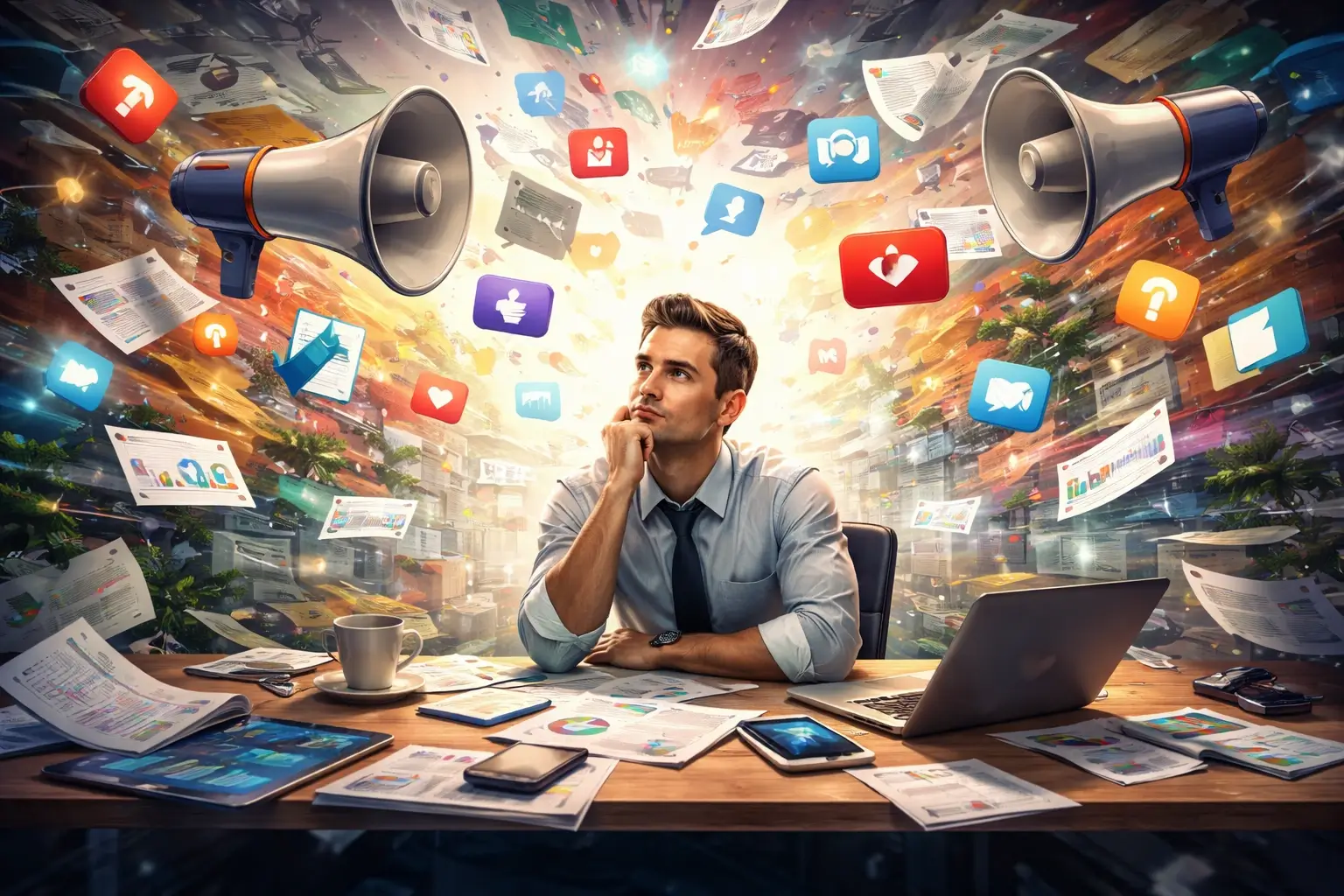 איך שיווק דיגיטלי הופך לרעש כשאין החלטה שקטה מאחוריו