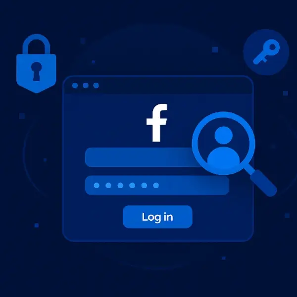 מציאת חשבון פייסבוק