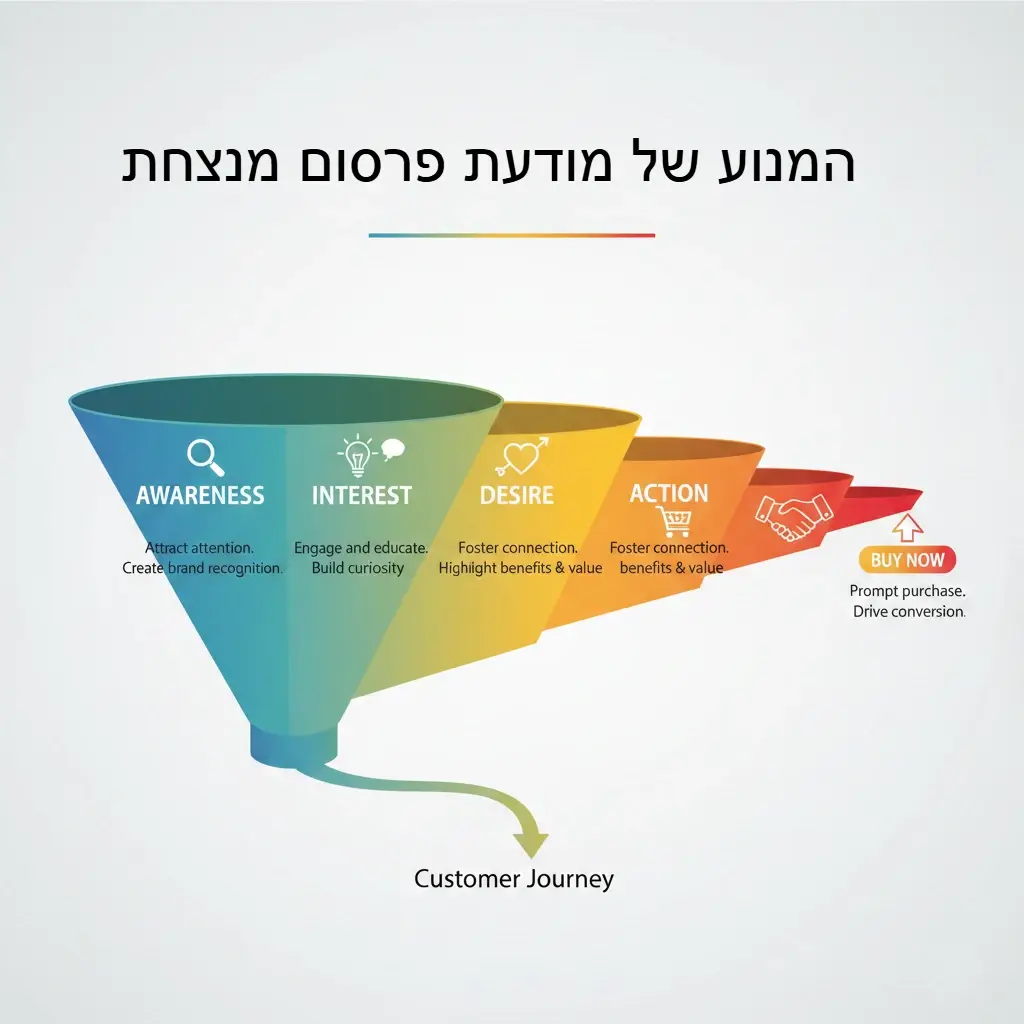 המנוע של מודעת פרסום מנצחת