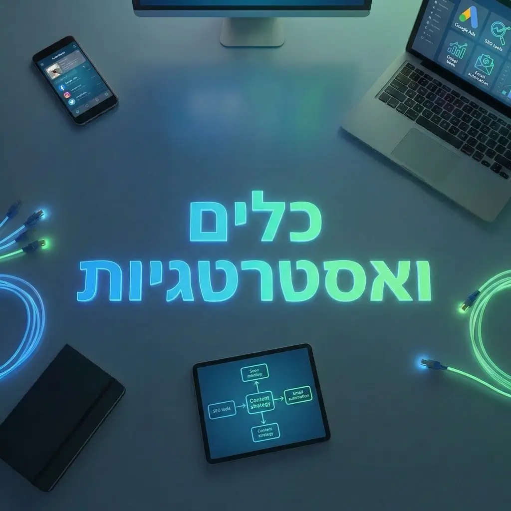 כלים ואסטרטגיות שיווק באינטרנט