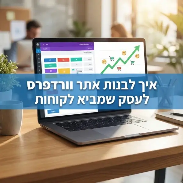 בניית אתר וורדפרס לעסק שמביא לקוחות: מדריך צעד-אחר-צעד
