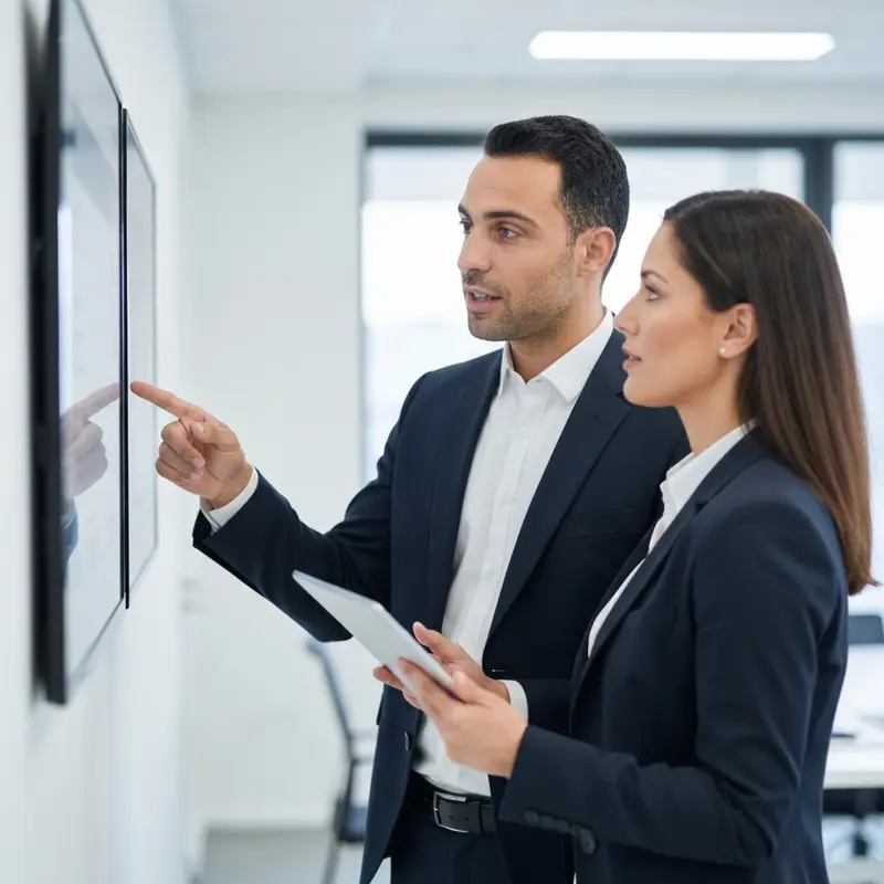 אישה ישראלית מרוצה מביטה במסך מחשב