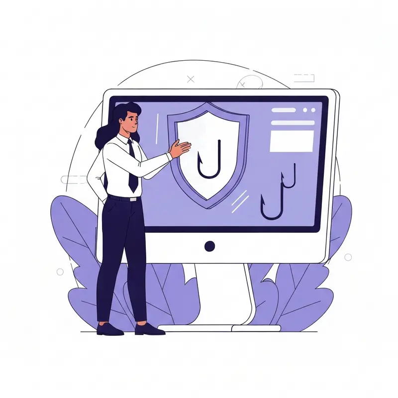 איש עסקים ישראלי מגן על מחשב נייד