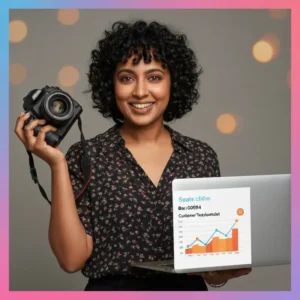 בעל עסק ישראלי מרוצה בודק Social Proof בדף נחיתה