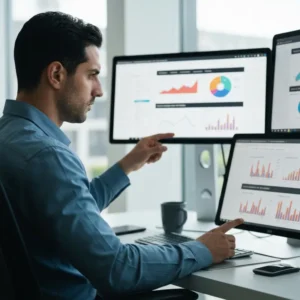 מומחה שיווק דיגיטלי מנתח נתוני Competitor Analysis דיגיטלי