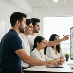 מומחי שיווק בוחנים ביצועי Core Web Vitals 2026 באתר.