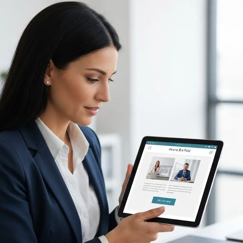 Above the Fold: מה הקורא רואה ראשון ולמה זה קובע הכל