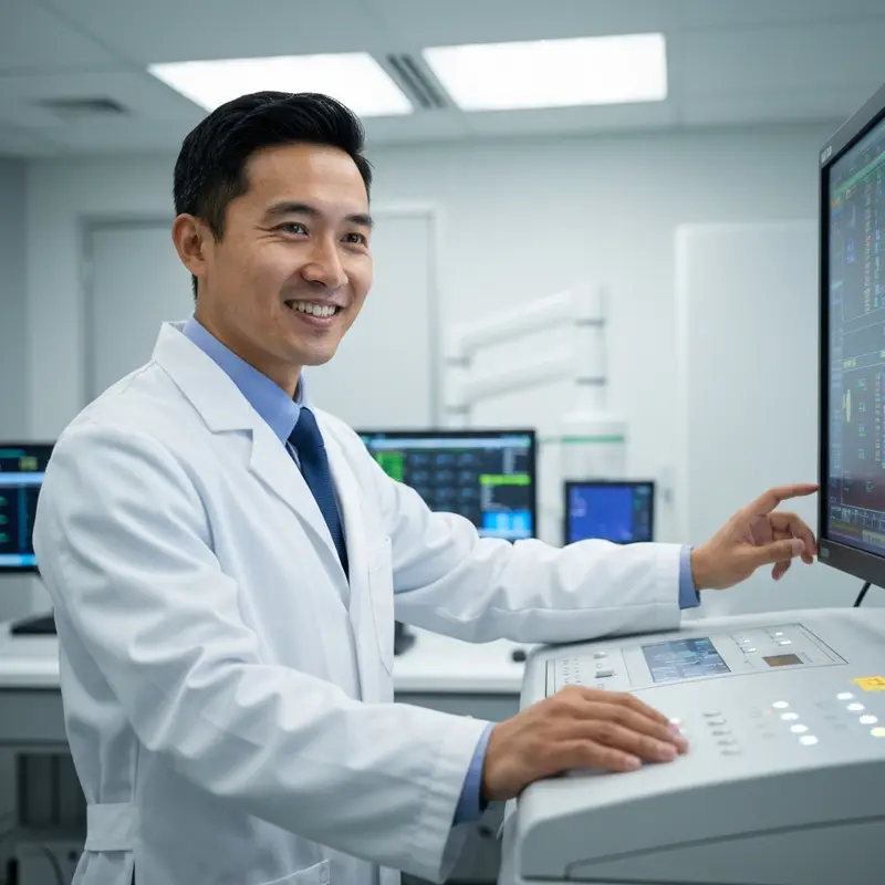 איש ישראלי מנתח נתוני קמפיין עם תקציב קטן