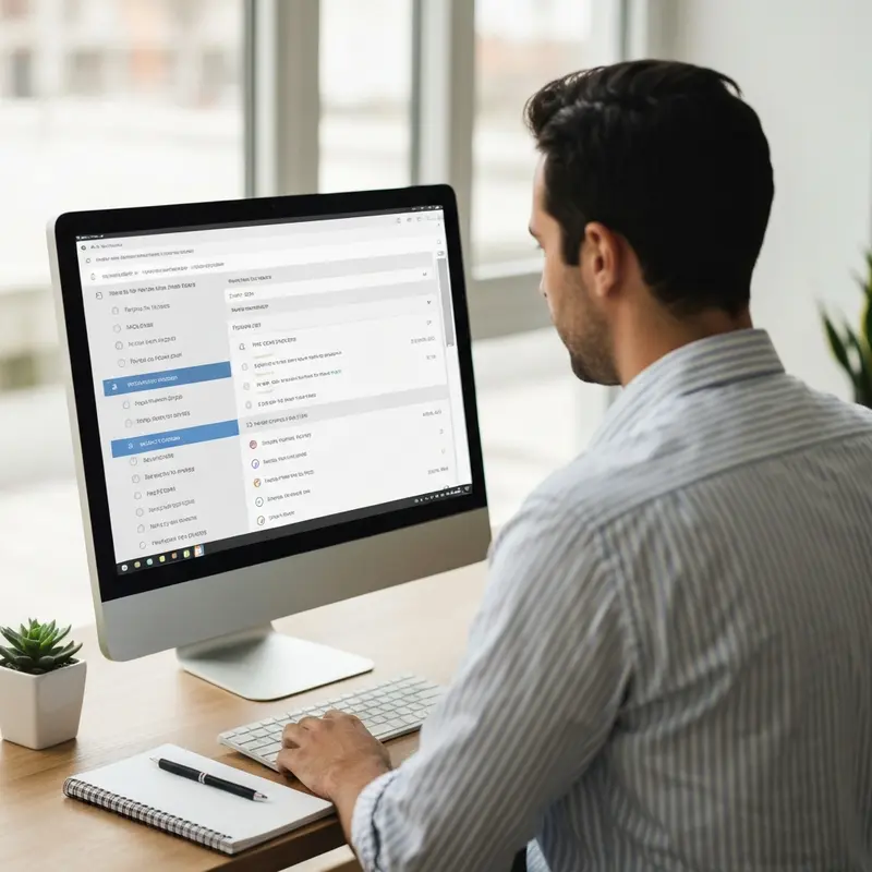 מנהלת שיווק ישראלית בודקת תגי GTM