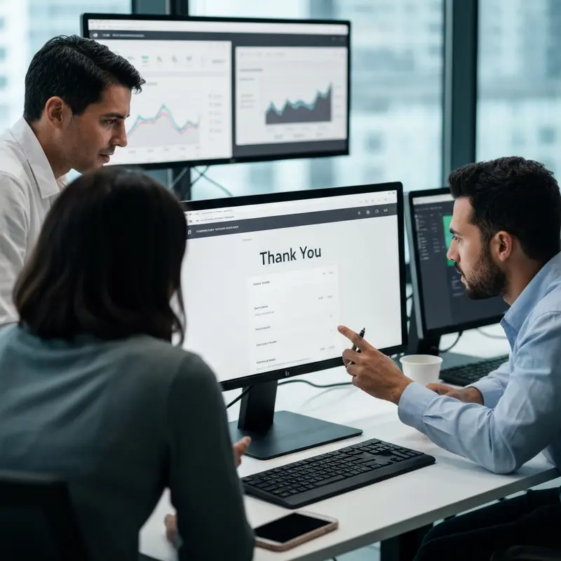 מומחים משפרים דף תודה אחרי פנייה לשיפור המרות