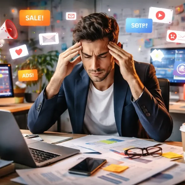 הסיבה שרוב העסקים נתקעים היא לא חוסר תקציב, אלא עודף רעש